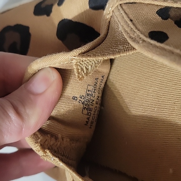 Leopard Print Tan Slip-On Sneakers - Picture 8 of 8
